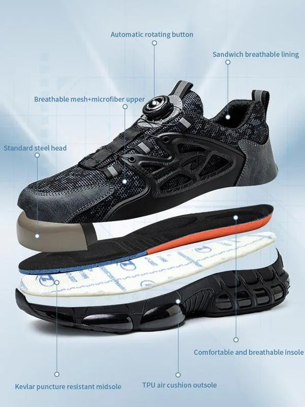 Indestructible Steel Toe cap Trainers