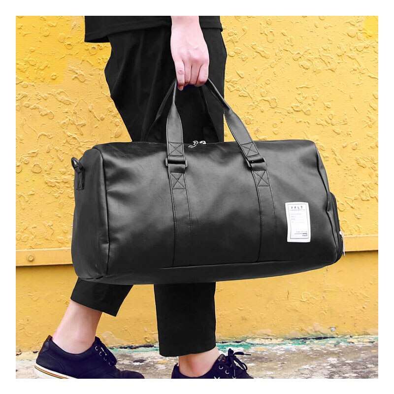 Sac de sport en cuir synthétique