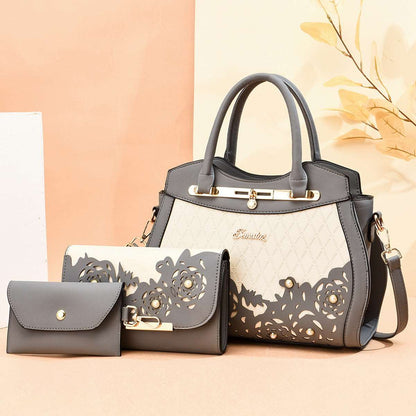 Women's Classy Three-Piece Handbag Set