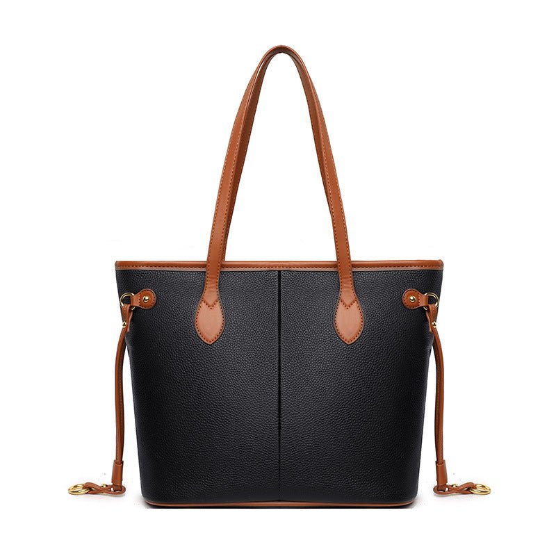 Women's Cowhide Leather Commuter Tote Bag