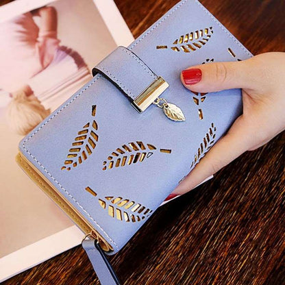 Women's Leaf Pattern Wallet