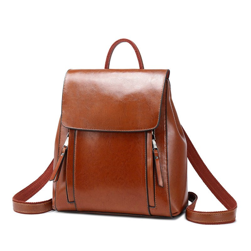 Women's Leather Cowhide Backpack