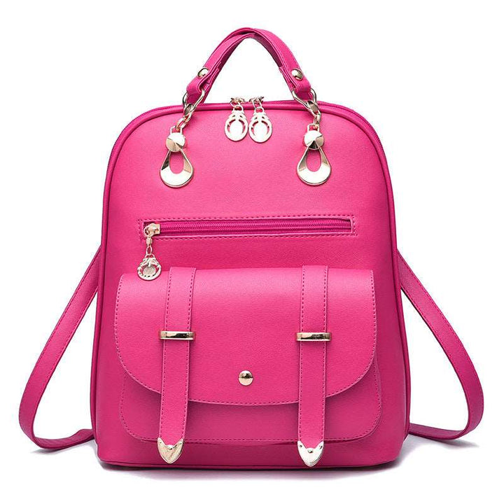 Women's Leather Dual-Use Backpack