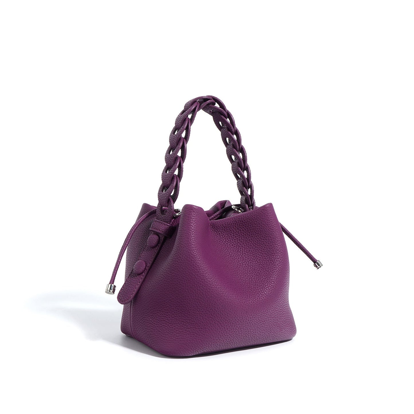 Women's Luxury Genuine Leather Bucket Bag Spring