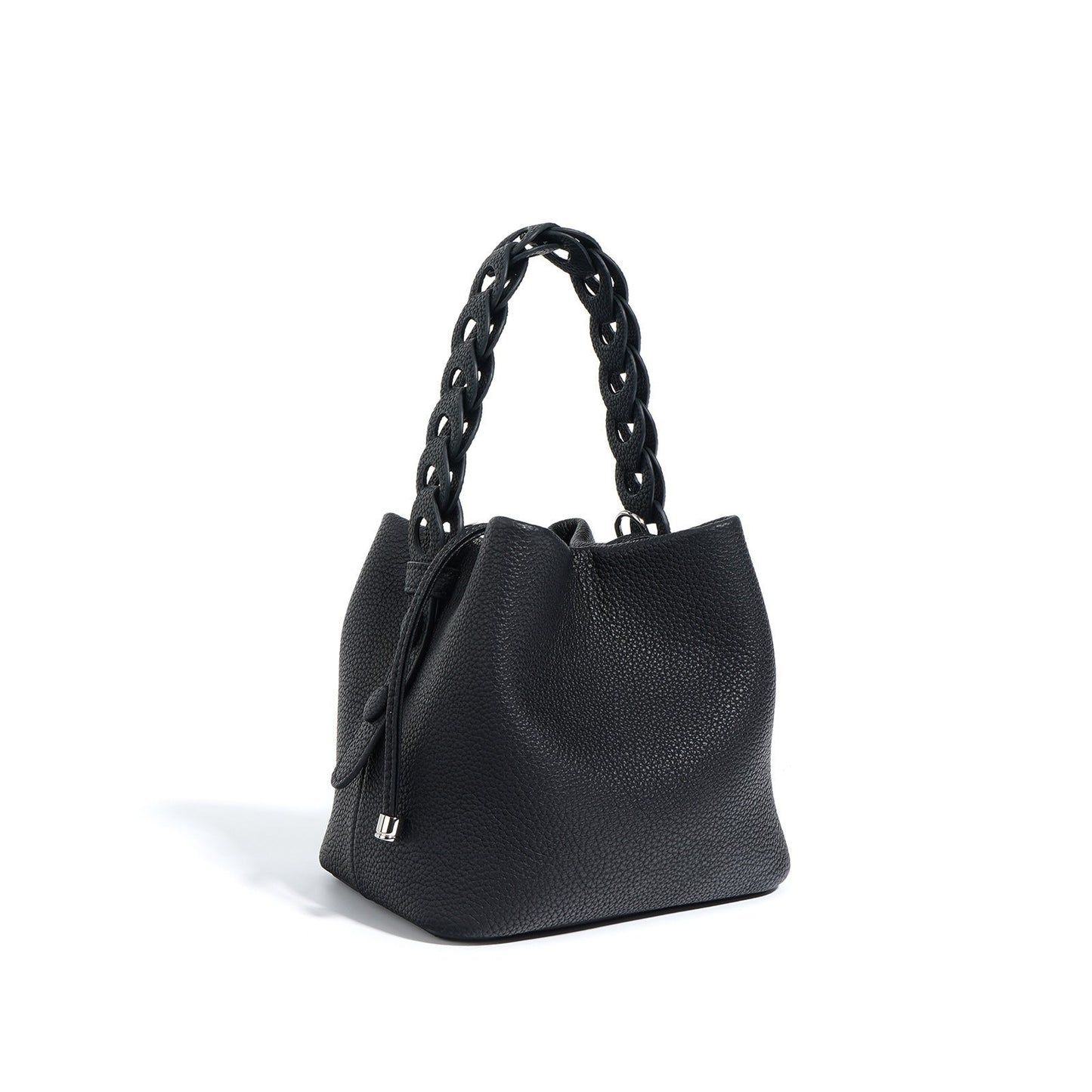 Women's Luxury Genuine Leather Bucket Bag Spring