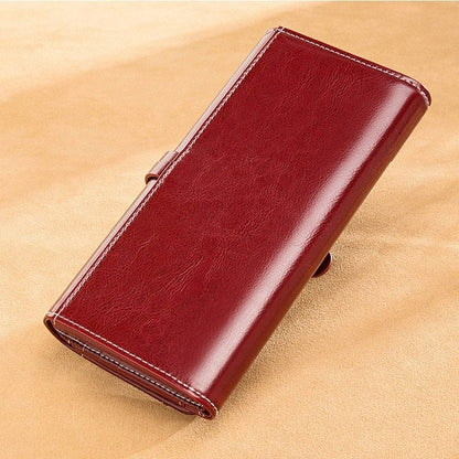 Women's Luxury Large Vintage Buckle Wallet