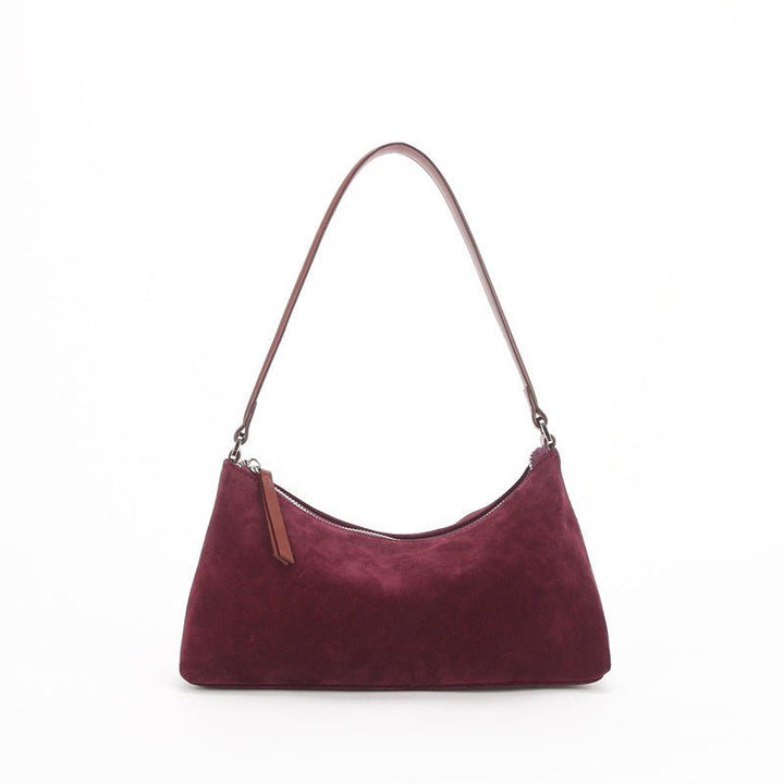 Women's Luxury Suede Underarm Leather Shoulder Handbag