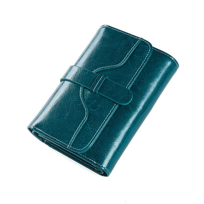 Women's Luxury Vintage Buckle Wallet