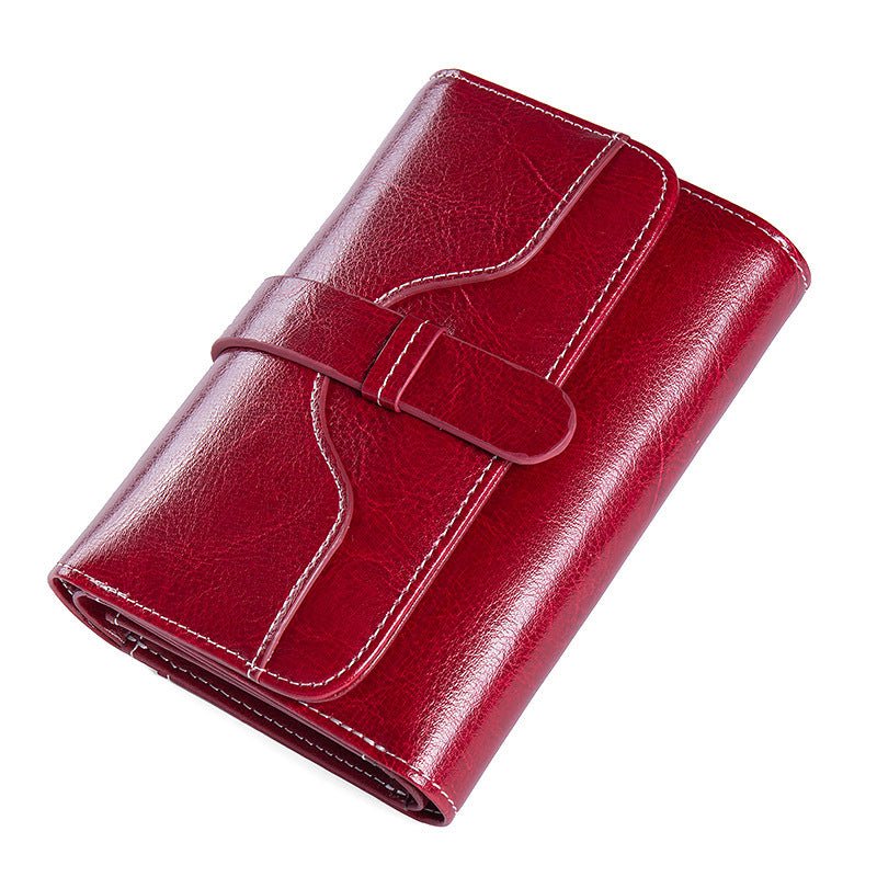 Women's Luxury Vintage Buckle Wallet