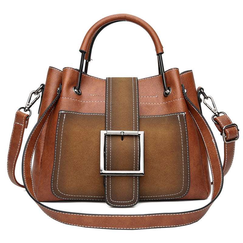 Women's Soft Vintage Bucket Handbag