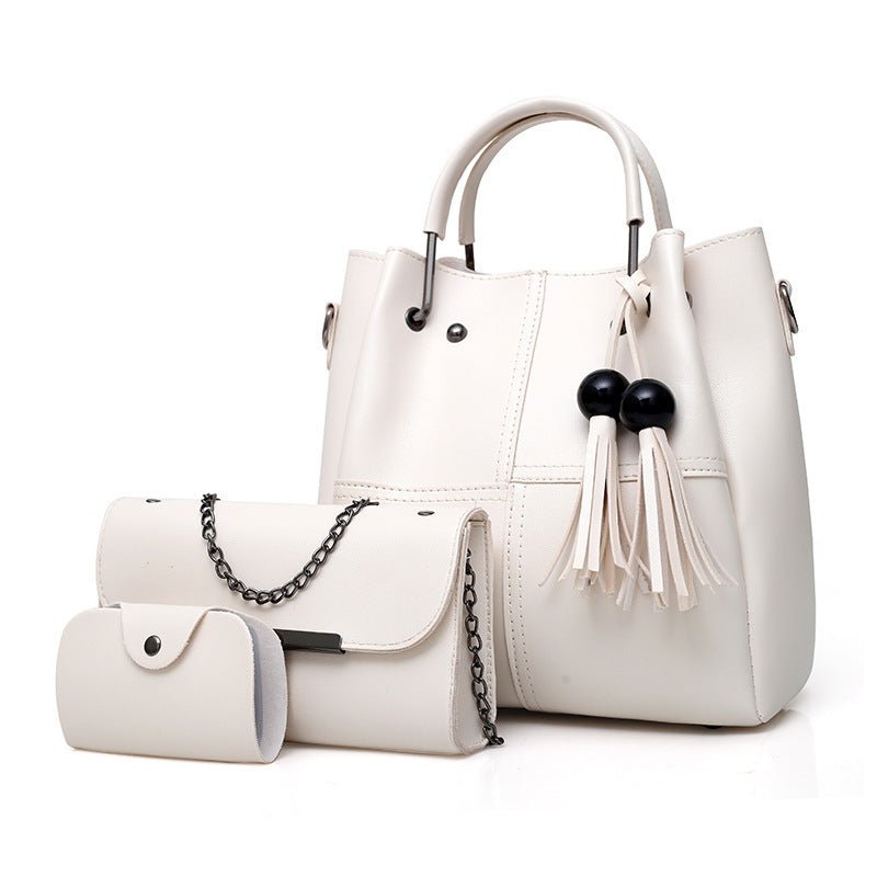 Women's Three Piece Bucket Tote Set