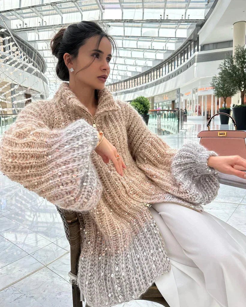 Daisy | The elegant, glittering cardigan sweater