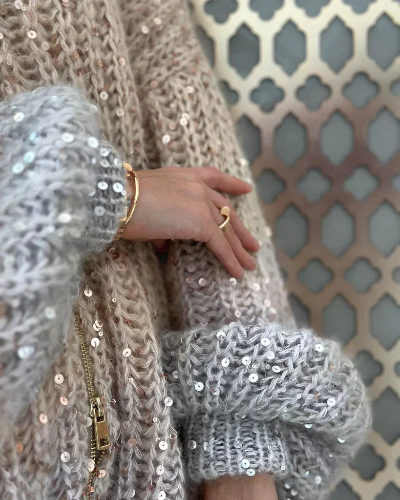 Daisy | The elegant, glittering cardigan sweater